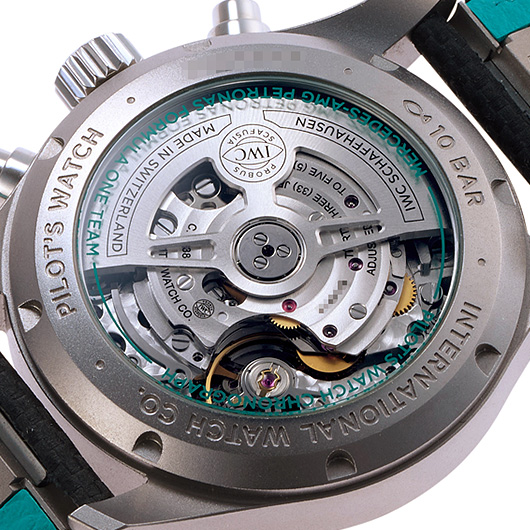 IWC パイロットウォッチ クロノグラフ 41 メルセデス AMG ペトロナス フォーミュラワン チーム IW388108 ブラック/ターコイズ 中古 サブカット 3枚目