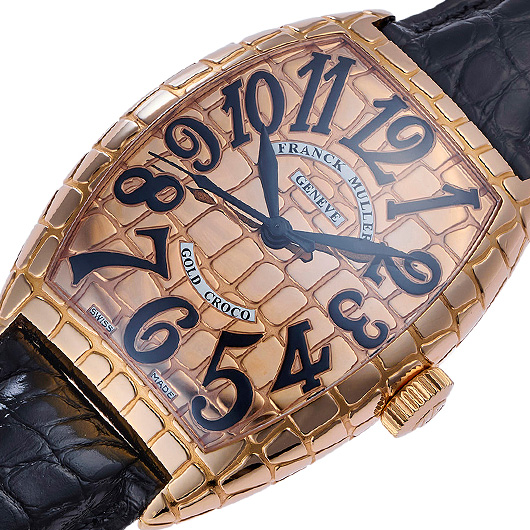 フランク・ミュラー トノウカーベックス ゴールド クロコ 8880SC GOLD CRO ゴールド 中古 サブカット 1枚目