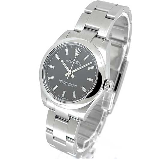 ロレックス オイスター パーペチュアル 177200 ブラック 中古 サブカット 1枚目