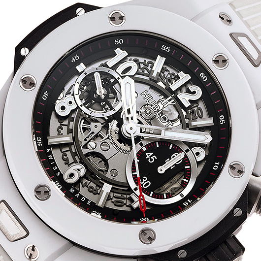 ウブロ ビッグバン ウニコ ホワイト セラミック 411.HX.1170.RX ホワイト 中古 サブカット 1枚目