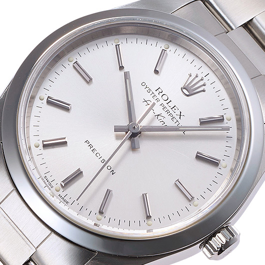 ロレックス エアキング 14000M シルバー 中古 サブカット 1枚目