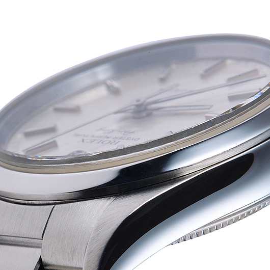 ロレックス エアキング 14000M シルバー 中古 サブカット 4枚目