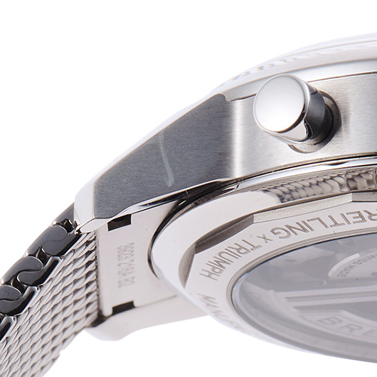 ブライトリング トップタイム B01 トライアンフ AB01764A1C1A1 アイスブルー/ブラック 中古 サブカット 5枚目