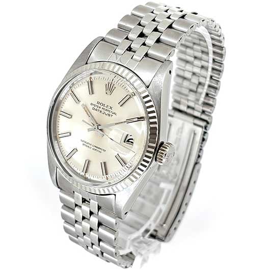 ロレックス デイトジャスト 1601/4 シルバー アンティーク サブカット 1枚目