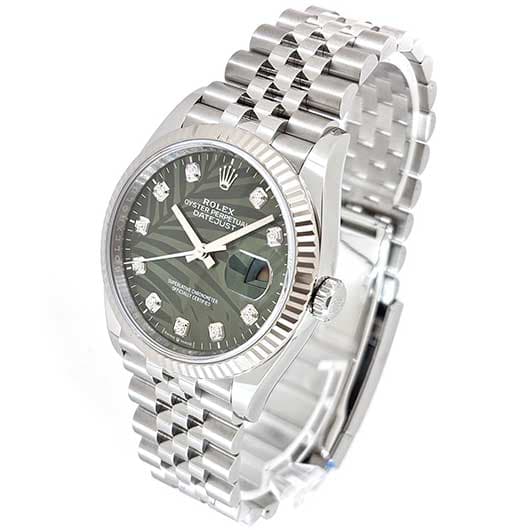 ロレックス デイトジャスト 126234G オリーブグリーン 中古 サブカット 1枚目