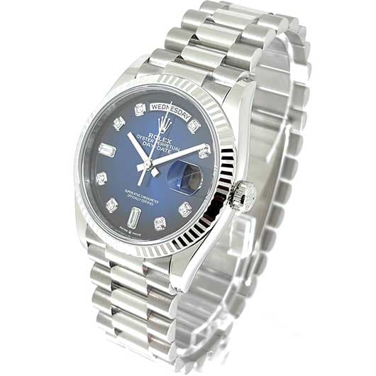 ロレックス デイデイト 36 128239A ブルー 中古 サブカット 1枚目