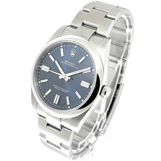 ロレックス オイスター パーペチュアル 41 124300 ブライトブルー 中古 サブカット 1枚目