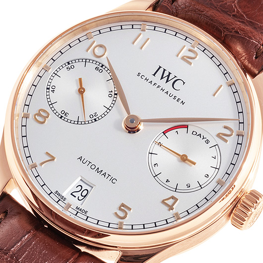 IWC ポルトギーゼ 7デイズパワーリザーブ IW500701 シルバー 中古 サブカット 1枚目