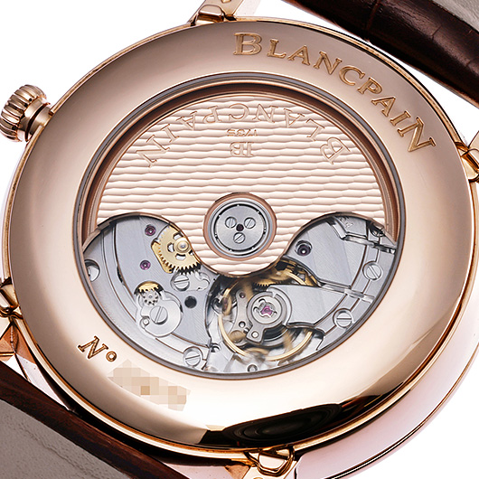 ブランパン ヴィルレ コンプリートカレンダー ムーンフェイズ 6654A-3653-55B グリーン 新品 サブカット 3枚目