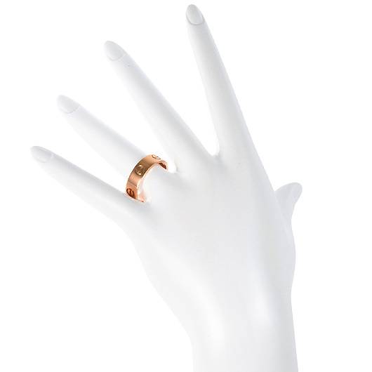 カルティエ ラブ リング クラシック ピンクゴールド 中古 サブカット 1枚目