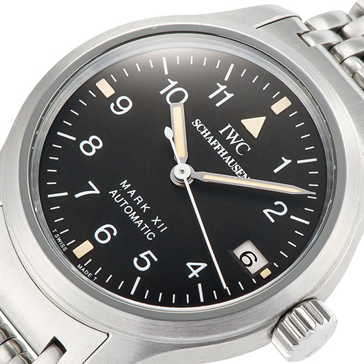 IWC マークXⅡ IW442102 ブラック 中古 サブカット 1枚目
