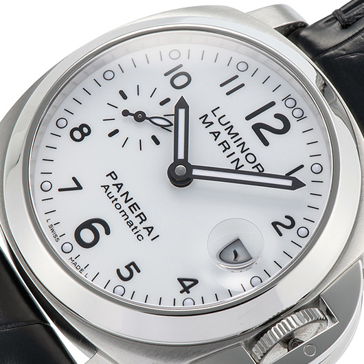 パネライ ルミノール マリーナ PAM00049 ホワイト 中古 サブカット 1枚目