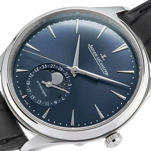 ジャガー・ルクルト マスターウルトラスリム ムーンフェイズ Q1368480 ブルー 中古 サブカット 1枚目