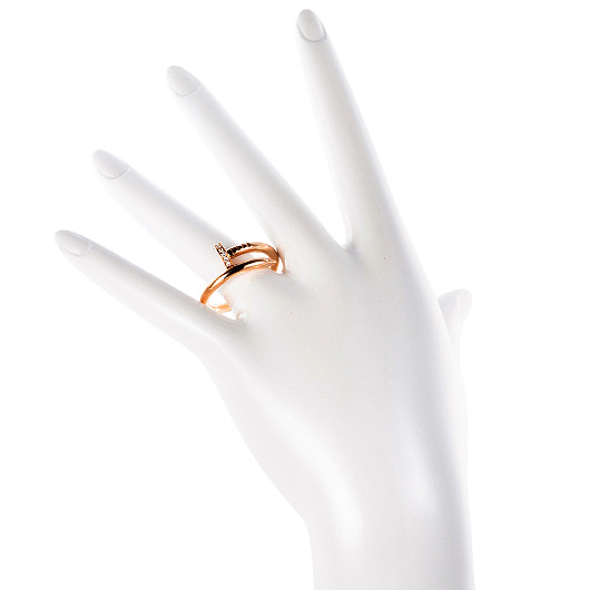 カルティエ ジュスト アン クル リング B4094858 ピンクゴールド/シルバー 中古 サブカット 1枚目