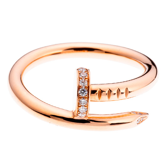 カルティエ ジュスト アン クル リング B4094858 ピンクゴールド/シルバー 中古 サブカット 2枚目