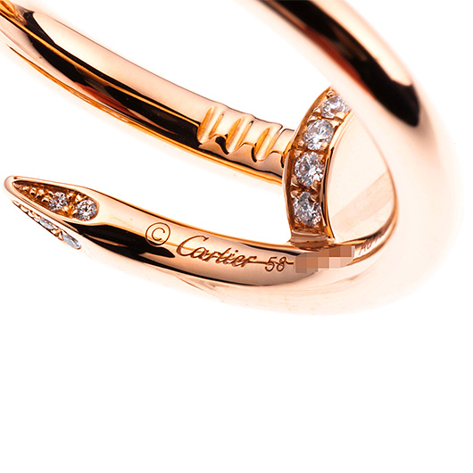 カルティエ ジュスト アン クル リング B4094858 ピンクゴールド/シルバー 中古 サブカット 3枚目
