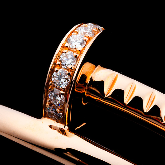 カルティエ ジュスト アン クル リング B4094858 ピンクゴールド/シルバー 中古 サブカット 4枚目