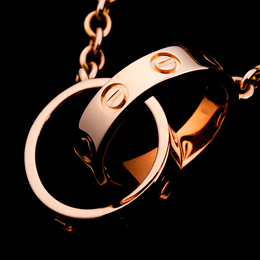 カルティエ ベビーラブ ネックレス ピンクゴールド 中古 サブカット 5枚目