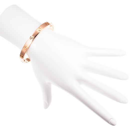 カルティエ ラブ ブレスレット クラシック ピンクゴールド 中古 サブカット 1枚目