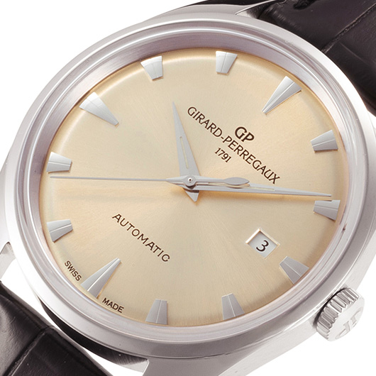 ジラールペルゴ ヘリテージ1957 41957-11-131-BB6A シャンパン 中古 サブカット 1枚目