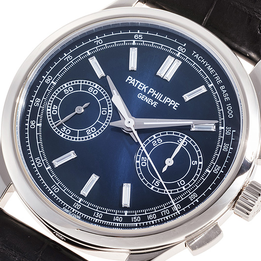 パテックフィリップ コンプリケーション クロノグラフ 5170P-001 ブルー 中古 サブカット 1枚目