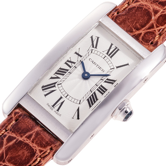 カルティエ タンクアメリカン SM W2601956 シルバー 中古 サブカット 1枚目