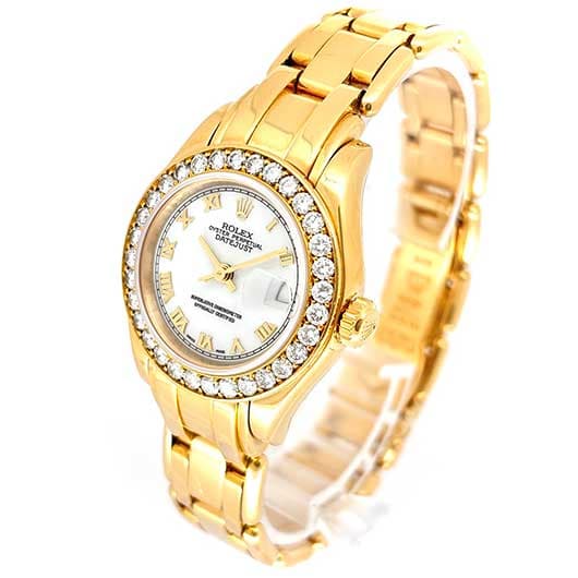 ロレックス デイトジャスト パールマスター 69298 ホワイト 中古 サブカット 1枚目