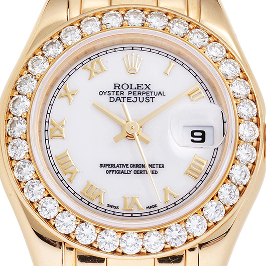 ロレックス デイトジャスト パールマスター 69298 ホワイト 中古 サブカット 3枚目