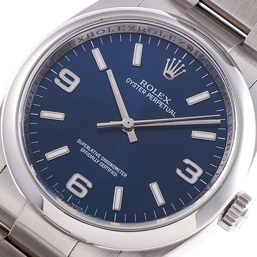 ロレックス オイスター パーペチュアル 116000 ブルー 中古 サブカット 1枚目