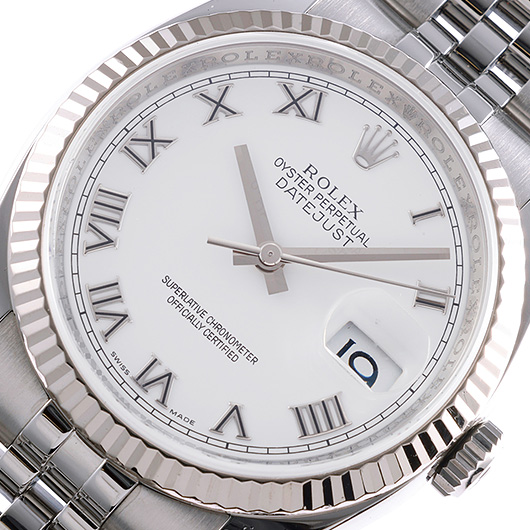 ロレックス デイトジャスト 116234 ホワイト 中古 サブカット 1枚目
