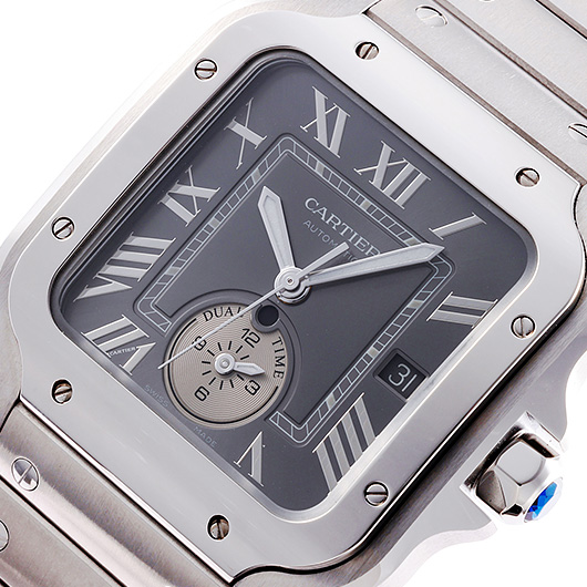 カルティエ サントス ドゥ カルティエ LM WSSA0076 グレー 中古 サブカット 1枚目