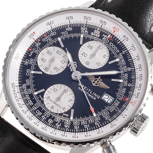 ブライトリング オールド ナビタイマー ジャパンエディション A132BJAWBD ブラック/ホワイト 中古 サブカット 1枚目