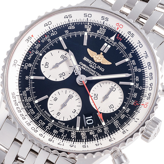 ブライトリング ナビタイマー1 B01 クロノグラフ 43 AB0121211B2A1 ブラック/シルバー 中古 サブカット 1枚目