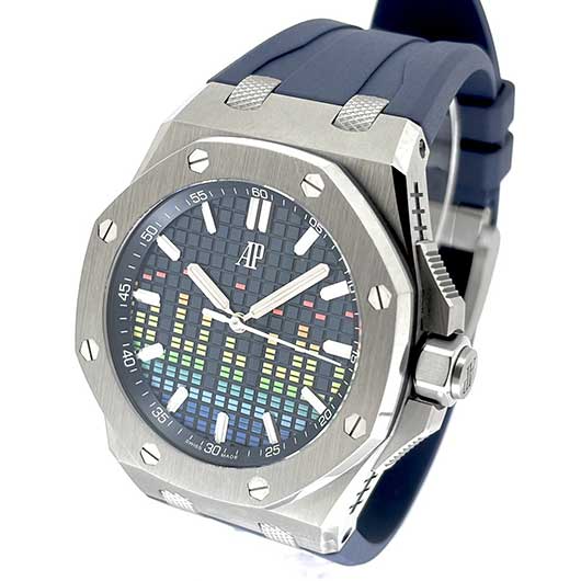 オーデマ・ピゲ ロイヤルオーク オフショア ミュージックエディション 15600TI.OO.A343CA.01 ブルー 中古 サブカット 1枚目