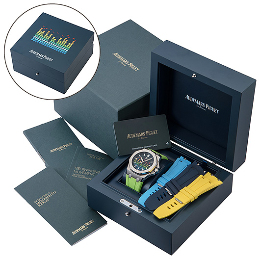 オーデマ・ピゲ ロイヤルオーク オフショア ミュージックエディション 15600TI.OO.A343CA.01 ブルー 中古 サブカット 4枚目