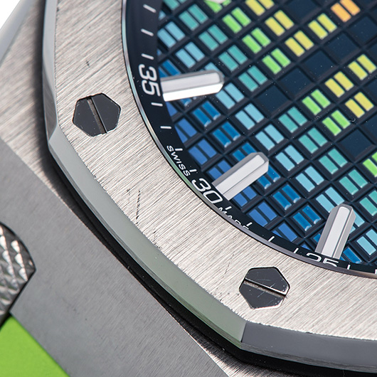 オーデマ・ピゲ ロイヤルオーク オフショア ミュージックエディション 15600TI.OO.A343CA.01 ブルー 中古 サブカット 7枚目