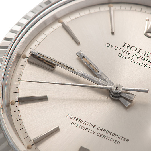 ロレックス デイトジャスト 1601/4 シルバー アンティーク サブカット 4枚目