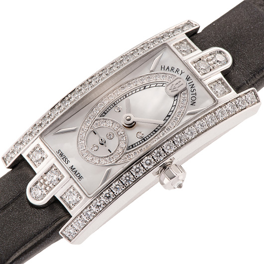 ハリー・ウィンストン アベニューC ミニ AVCQSS16WW001 ホワイト 新品未使用 サブカット 1枚目