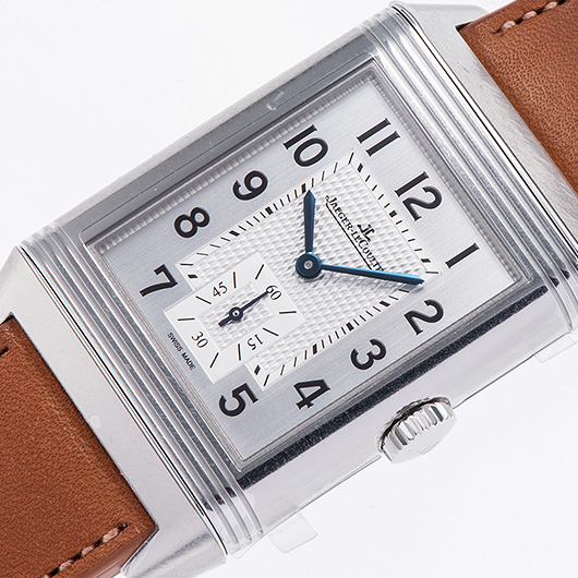 ジャガー・ルクルト レベルソ クラシック デュオ スモールセコンド Q3848423 シルバー 新品 サブカット 1枚目