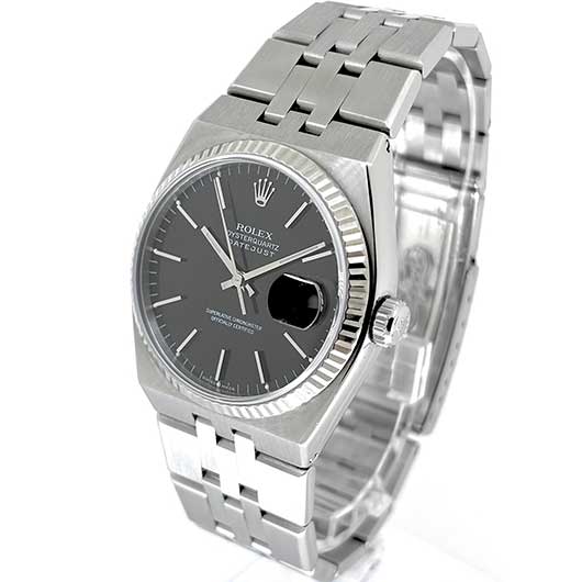 ロレックス デイトジャスト 17014 ブラック 中古 サブカット 1枚目