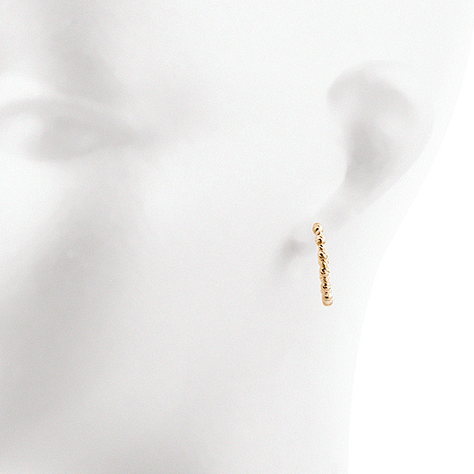 ノーブランド 18K ゴールド ピアス 4127920 イエローゴールド 新品 サブカット 1枚目