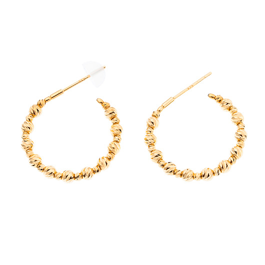 ノーブランド 18K ゴールド ピアス 4127920 イエローゴールド 新品 サブカット 2枚目