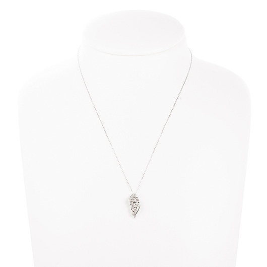 ノーブランド ダイヤモンド ネックレス 4647730 プラチナ 新品 サブカット 1枚目