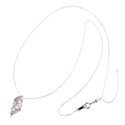 ノーブランド ダイヤモンド ネックレス 4647730 プラチナ 新品 サブカット 4枚目