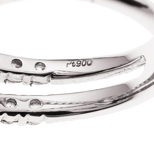 ノーブランド ダイヤモンド リング 11100064 プラチナ 新品 サブカット 3枚目