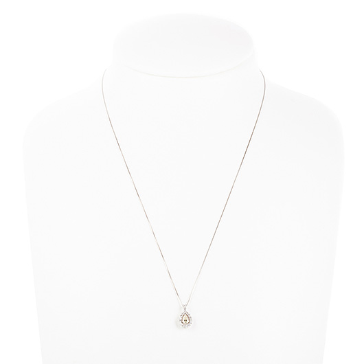 ノーブランド ダイヤモンド ネックレス 11021388 プラチナ 新品 サブカット 1枚目