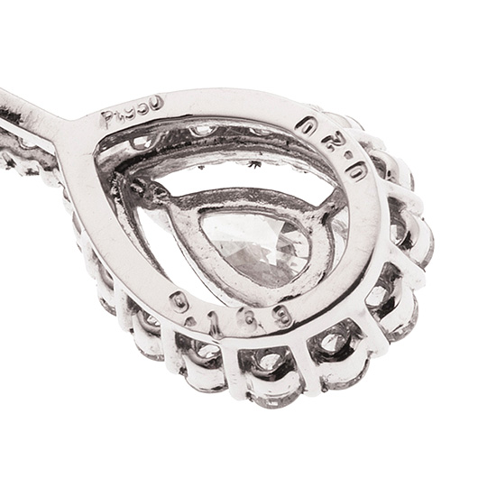 ノーブランド ダイヤモンド ネックレス 11021388 プラチナ 新品 サブカット 4枚目