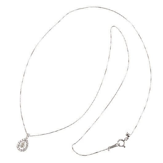 ノーブランド ダイヤモンド ネックレス 11021388 プラチナ 新品 サブカット 5枚目