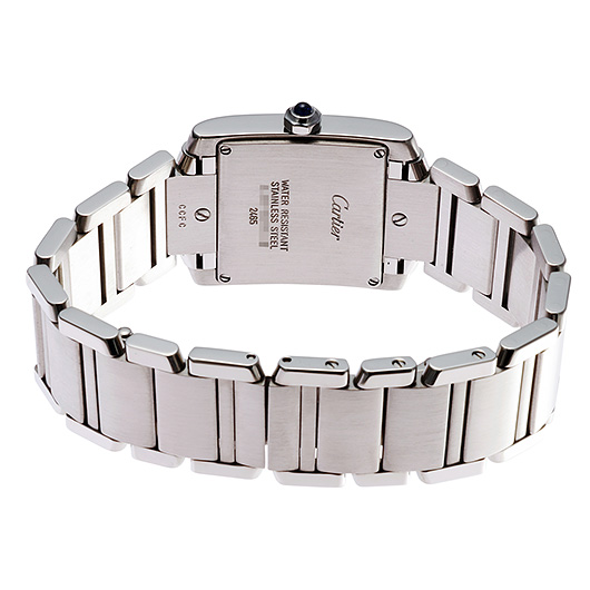 カルティエ タンクフランセーズ W51011Q3 ホワイト 中古 サブカット 2枚目