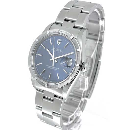 ロレックス オイスター パーペチュアル デイト 15210 ブルー 中古 サブカット 1枚目
